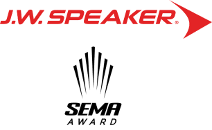 JW Speaker and SEMA branding