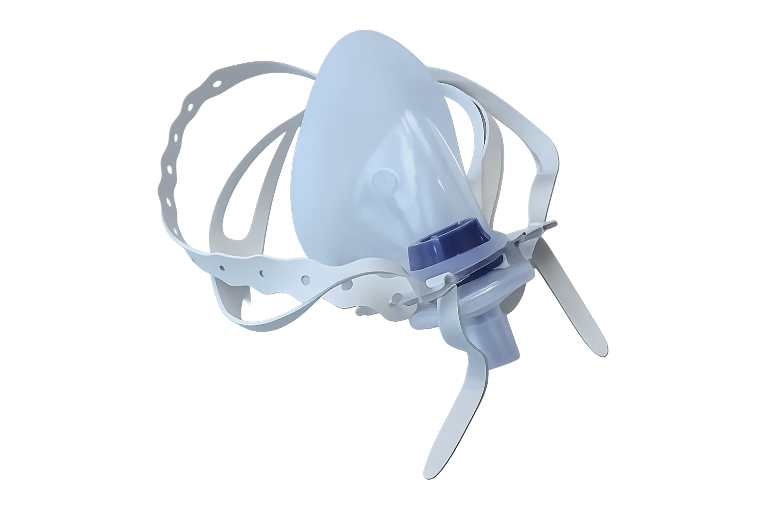 Respiratory mask product design rendering