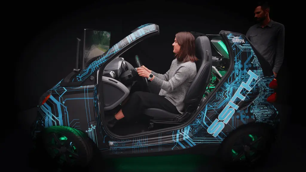 DARPA SSITH driving simulator at Black Hat